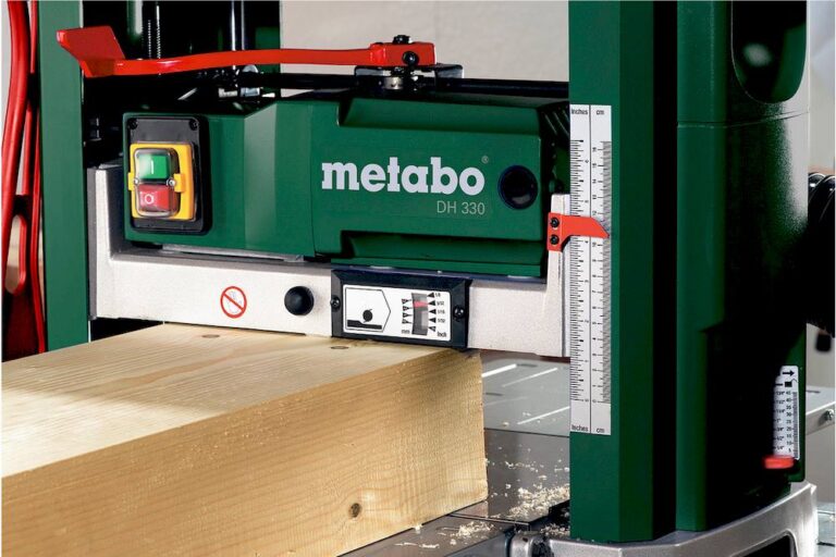 Raboteuse Metabo : guide d’achat complet