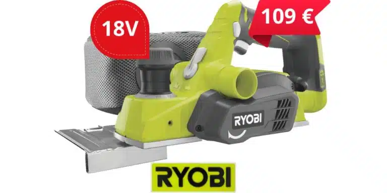rabot ryobi sans fil one+ 18v