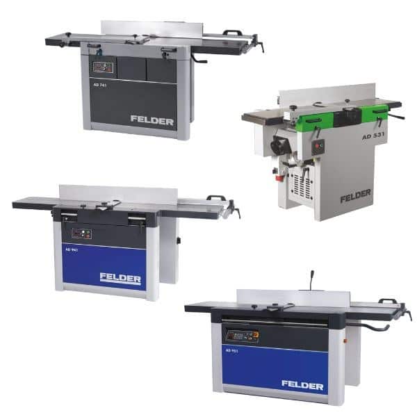 Gamme Felder AD — Raboteuses Dégauchisseuses